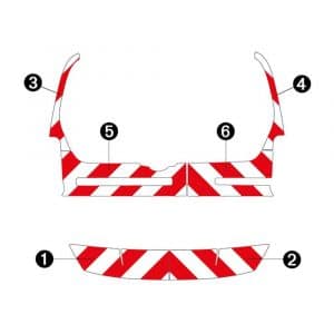 Alternative view of Kit Rouge-Blanc CL. A Standard – PEUGEOT Partner 2 Portes (2024)